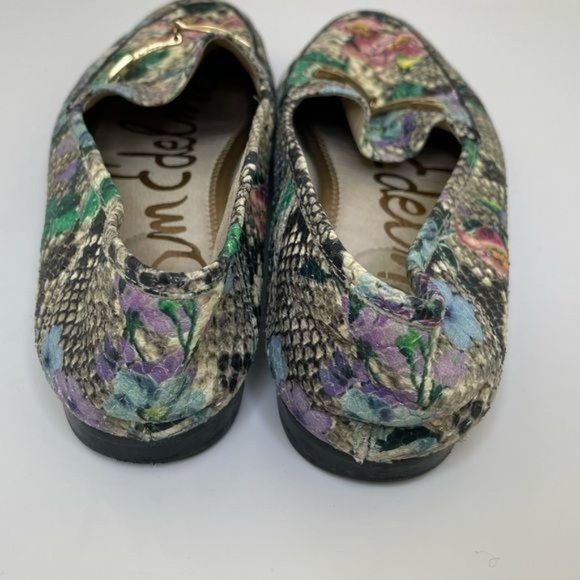 Sam Edelman loafers floral snake print multicolor size 8 - Picture 7 of 8